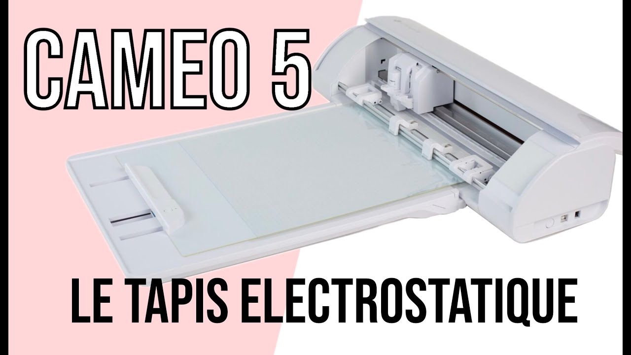DECOUVERTE {CAMEO 5 } Testons le tapis électrostatique !!!!