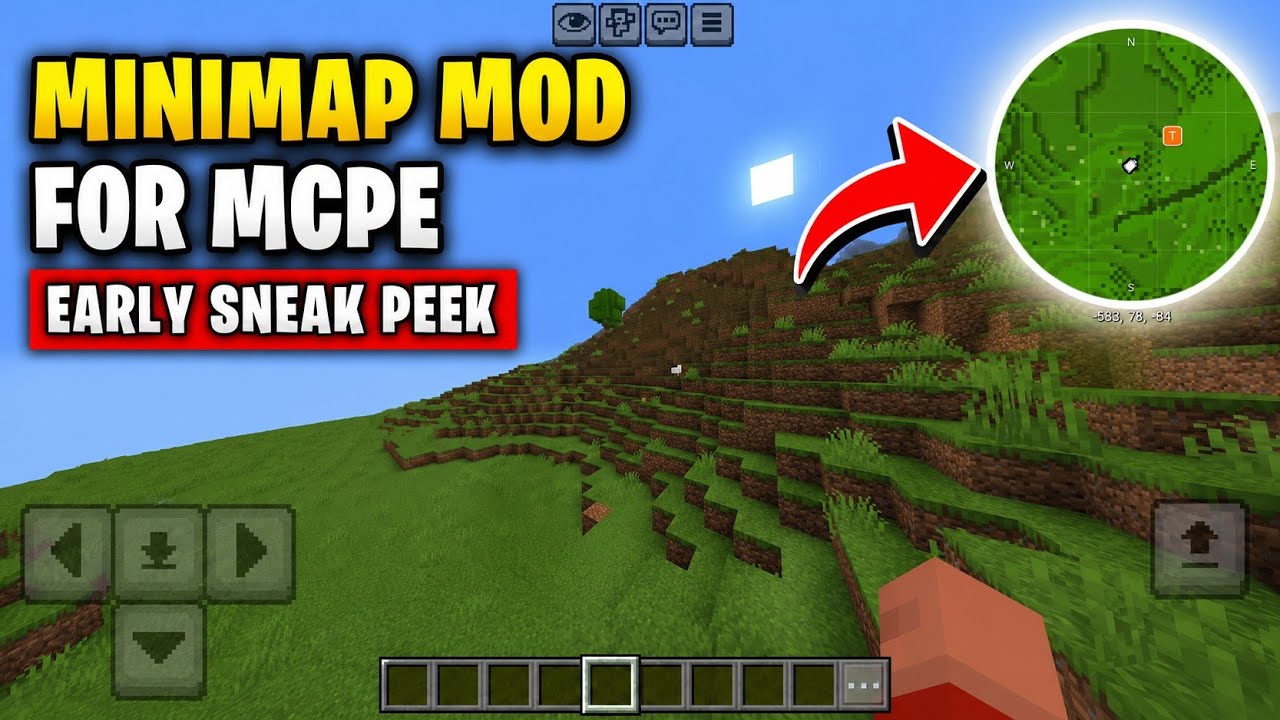 MiniMap Mod For MCPE | Early Sneak Peek | LeviLauncher For Minecraft