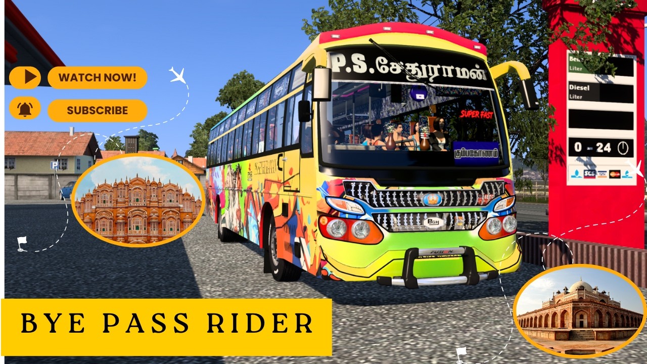 TN PRIVATE BUS - BYE PASS RIDER Euro Truck Simulator 2