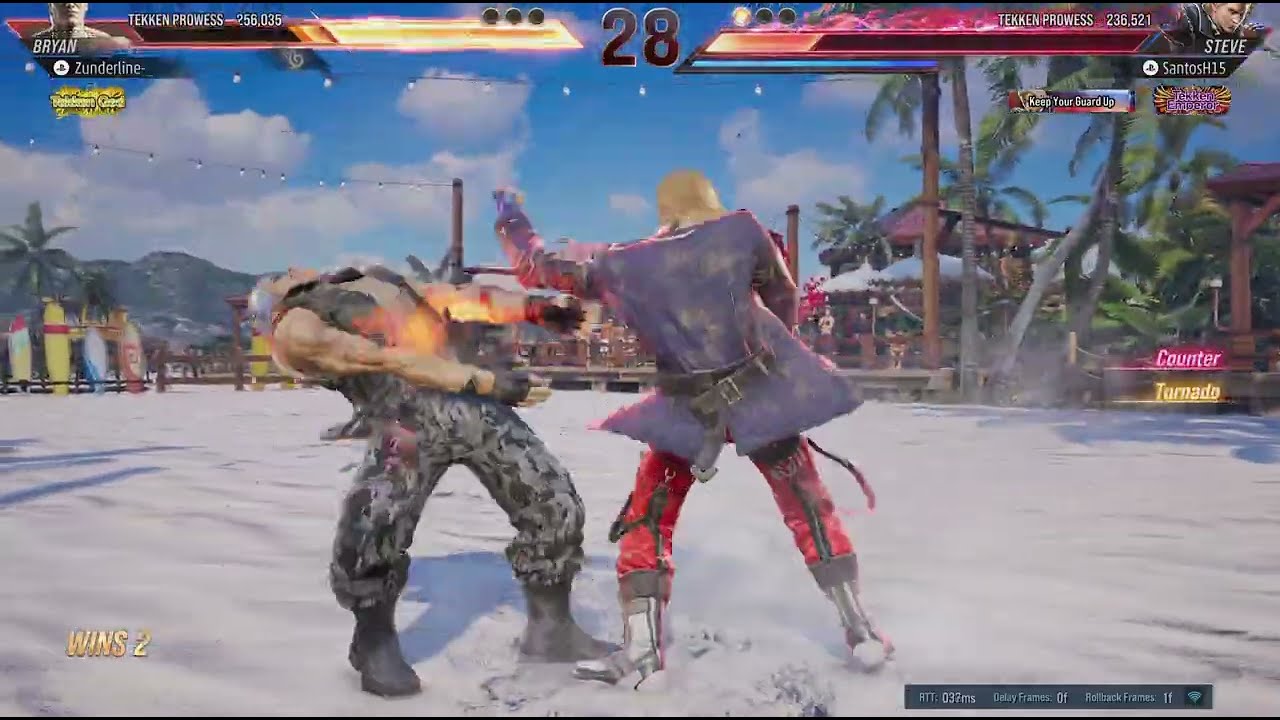 TEKKEN 8 Zunderline-_ (Bryan) VS SantosH15 (Steve) 