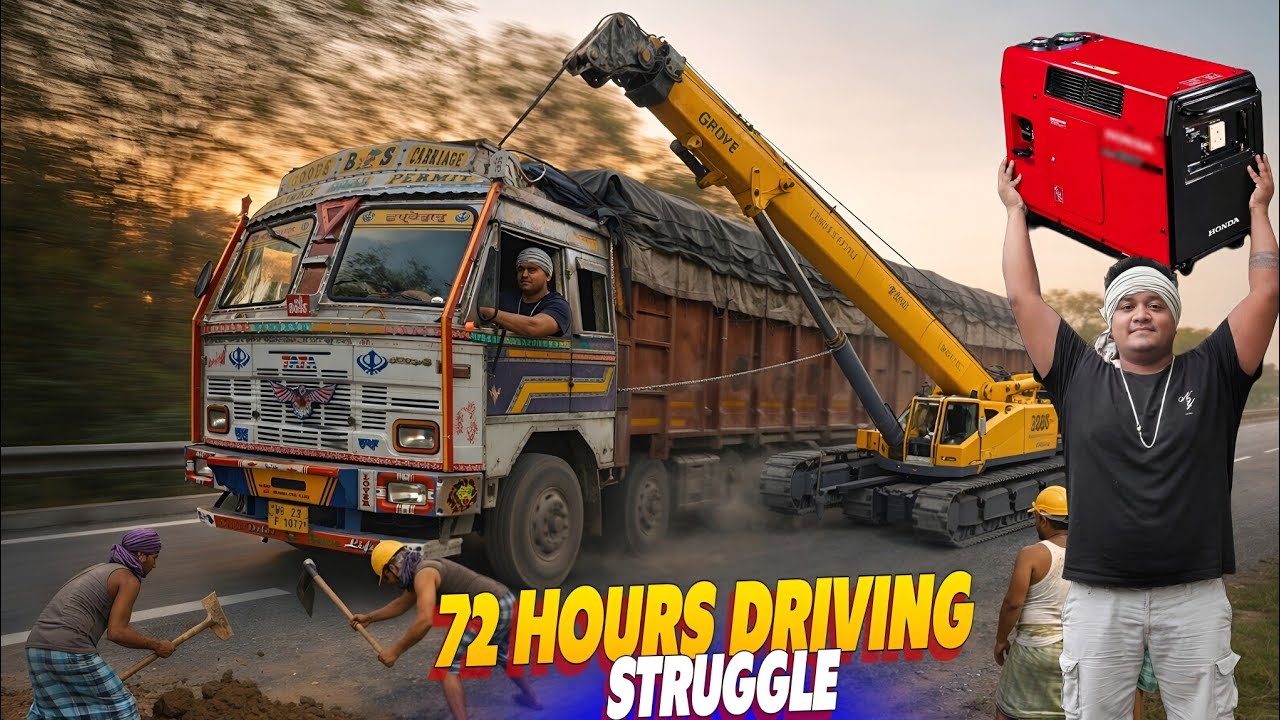 2000KM KA Safar 3 Din Complete😴 || Jhinga 5000 हजार में बीडीओ प्रमोशन?🤣 || #truckesvlogs #truck 