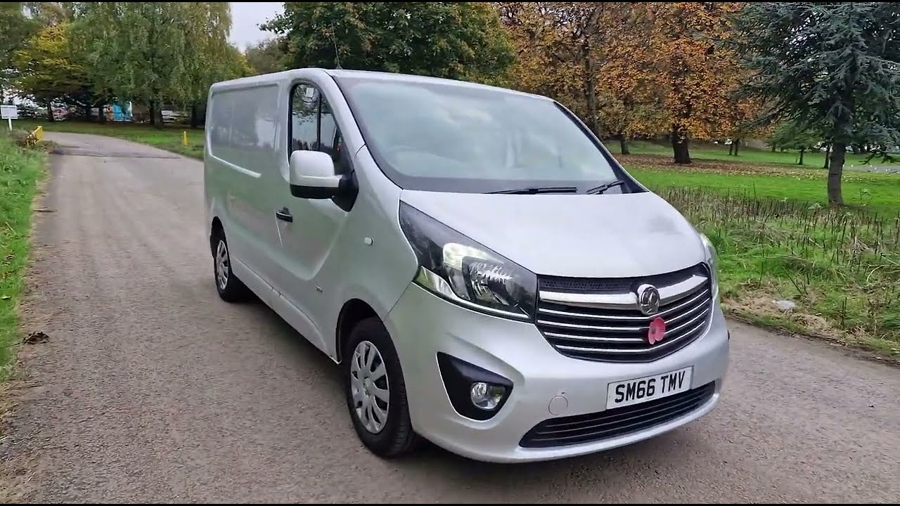 ❌ Vauxhall (Opel) Vivaro 2017, 1.6L CDTI, ULEZ compliant, Van, Manual transm. JDS Glasgow Motors