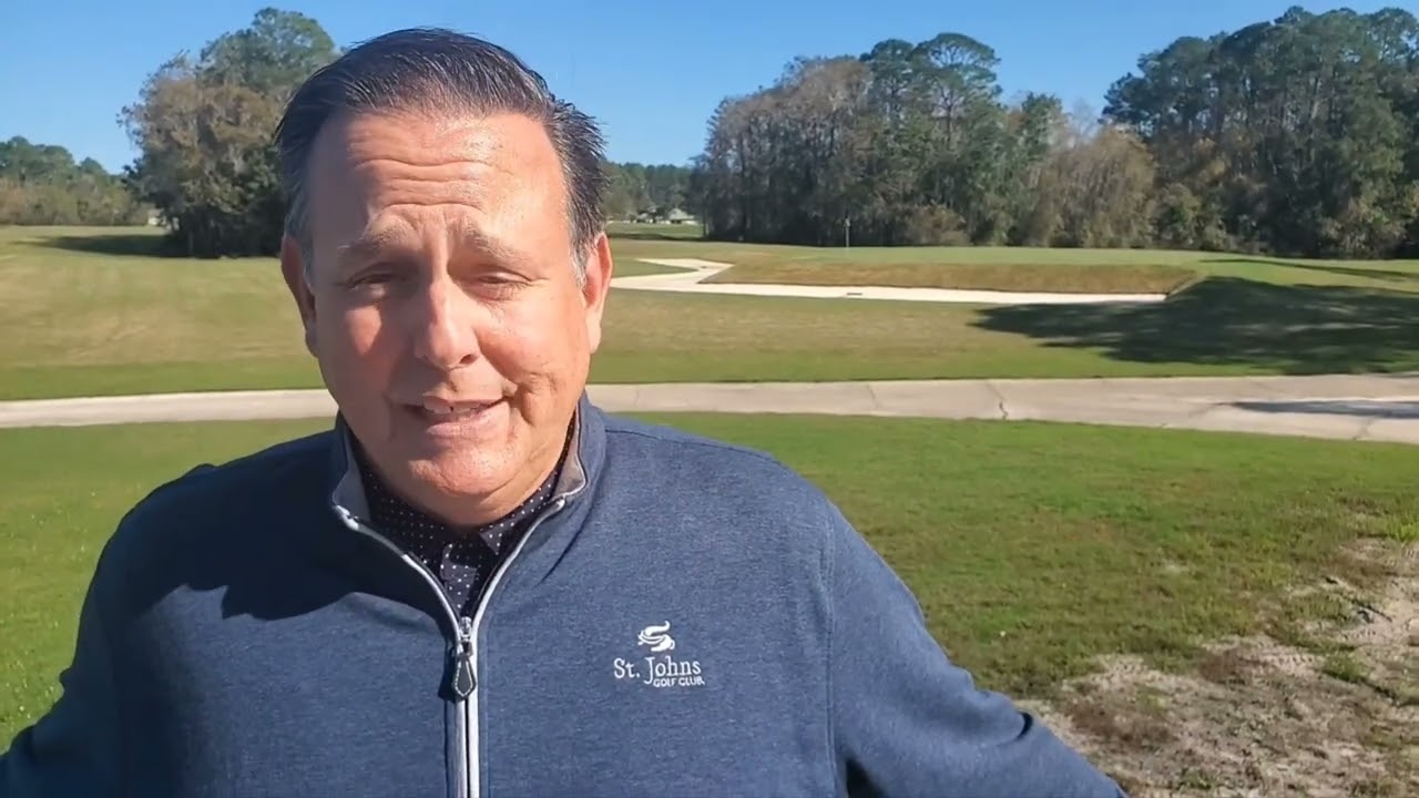 Wes Tucker, GM & Director of Golf at St. Johns GC on the Grand Reopening in November 2022.