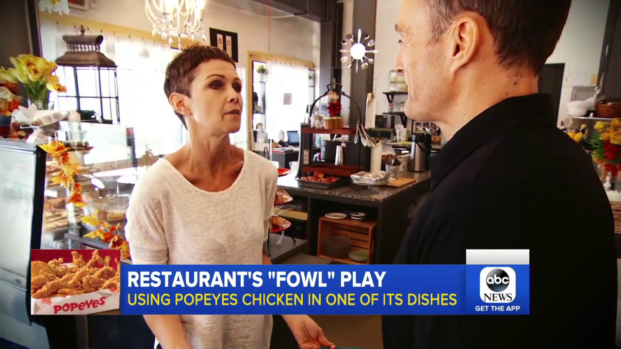 Restaurateur defends serving Popeyes chicken to customers