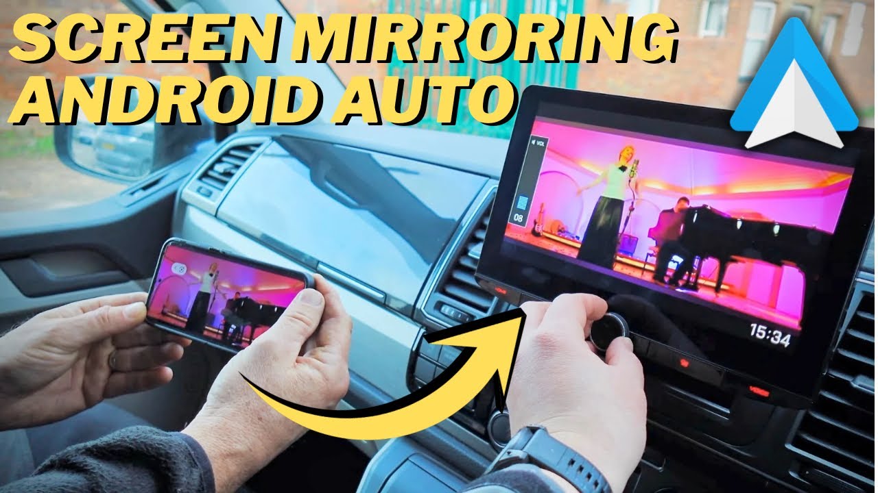 VW Transporter T6 получил Android Auto и функцию зеркального отображения экрана!