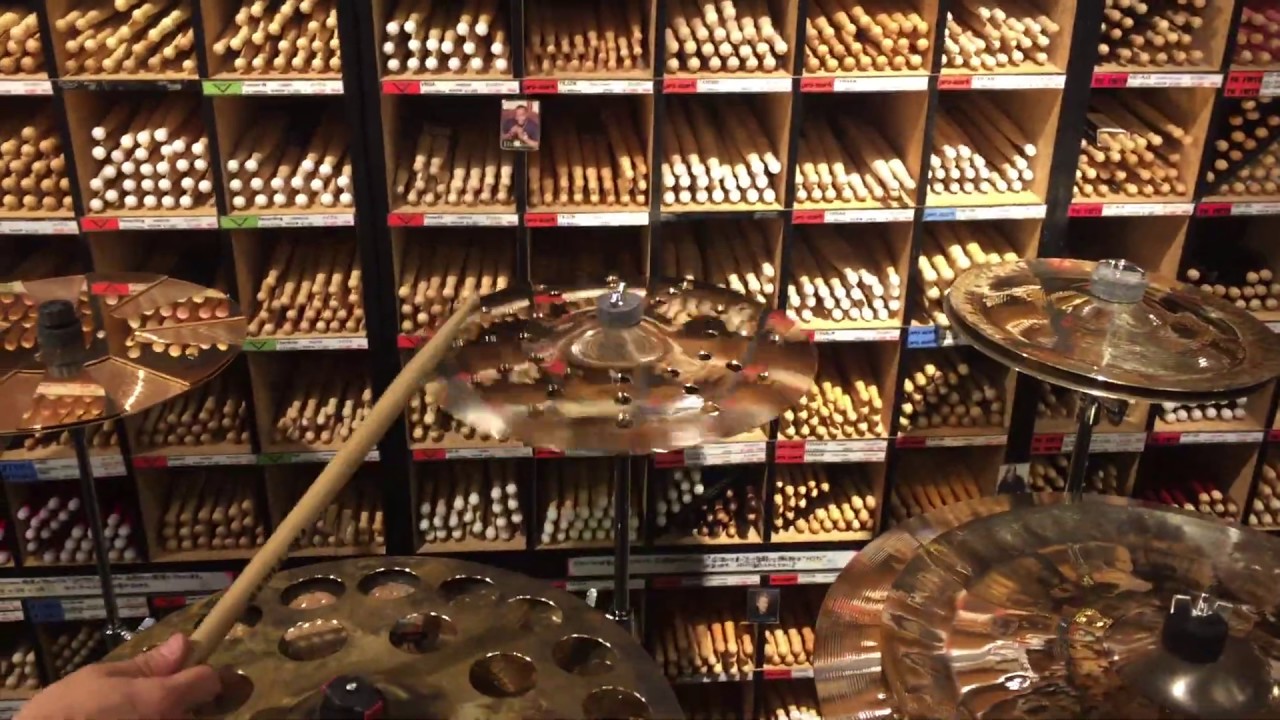 SABIAN スタックアタック シンバル(STACK ATTACK CYMBAL) 重ねシンバル 叩き比べ