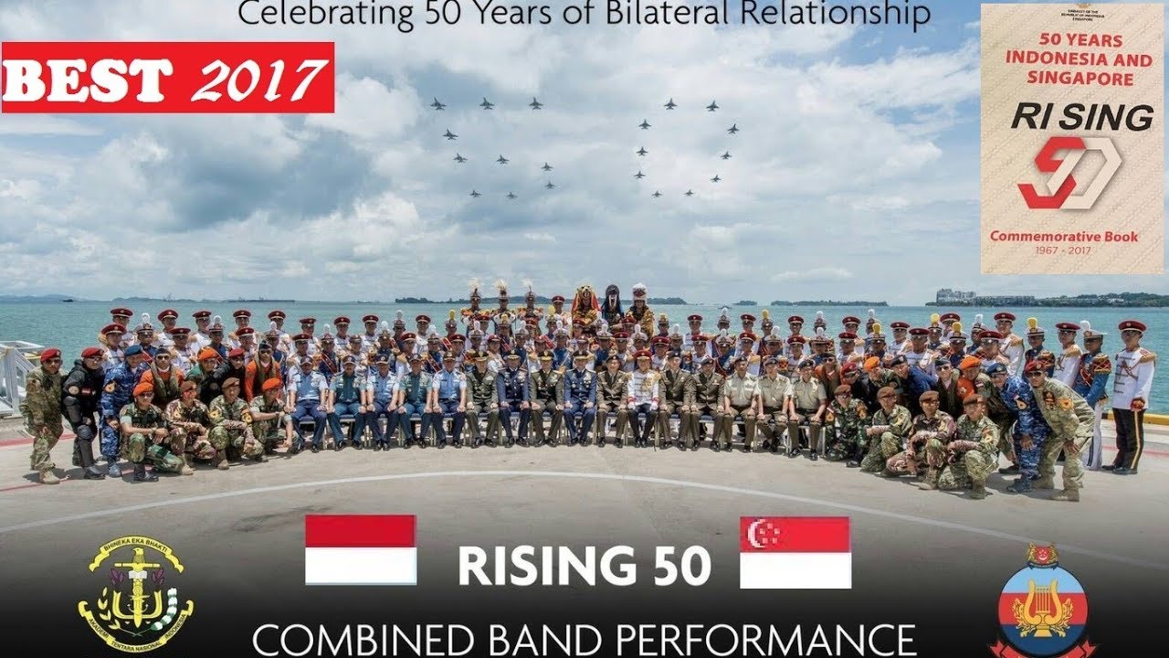 DRUMBAND AKADEMI TNI DI SINGAPURA 2017 (RISING 50)