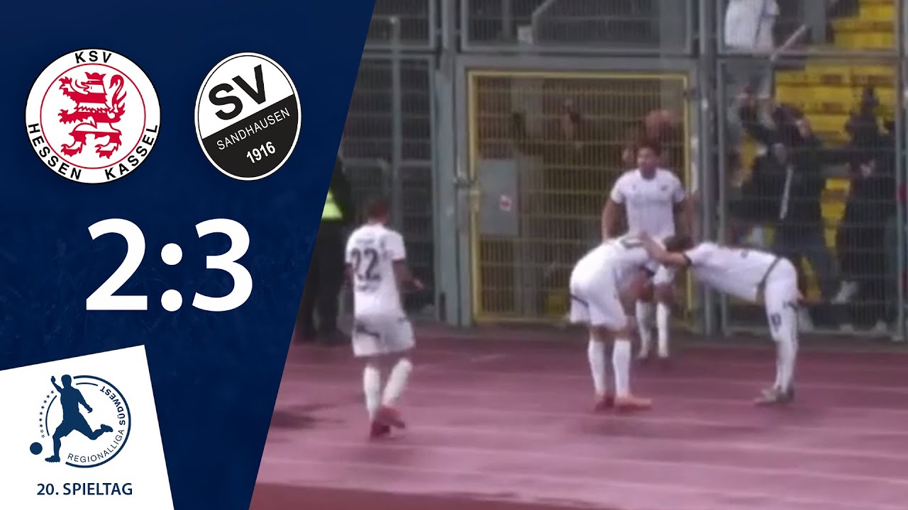 Kurz vor Schluss | KSV Hessen Kassel - SV Sandhausen | 20. Spieltag RLSW