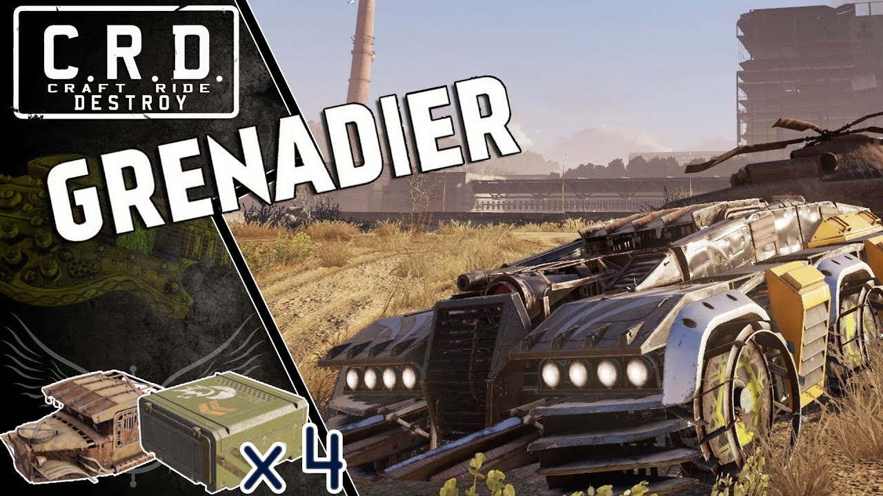 Crossout: [ HARPY & drone x4 ] GRENADIER [ver. 0.10.50]