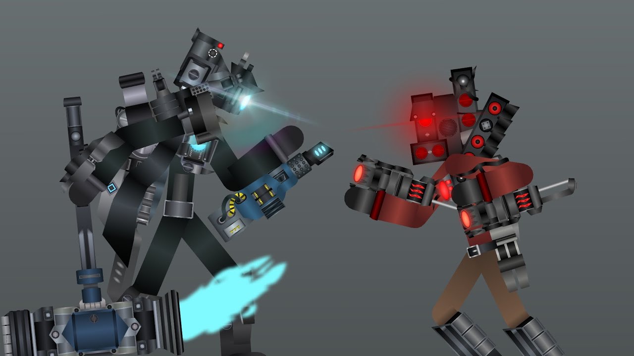 Upgraded Titan Cameraman VS Upgraded Titan Speakerman