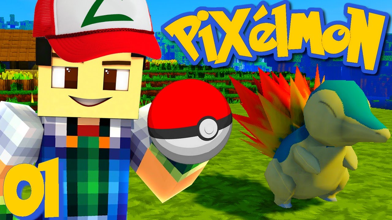 EN AVANT POUR L'AVENTURE POKÉMON ! | Pixelmon ! #1