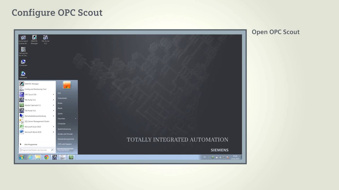 TeleControl Server Basic: Configuration of OPC-Scout