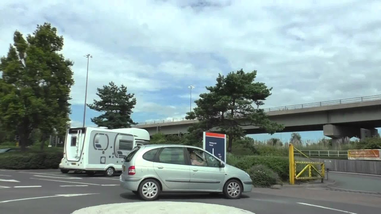 Driving On Plymouth Road & Embankment Road A374 Plymouth, Devon, England 12th August 2015
