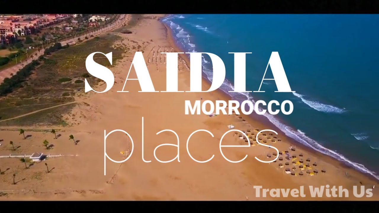 the best Beach to visit in  morrocco (SAIDIA) .travel video.