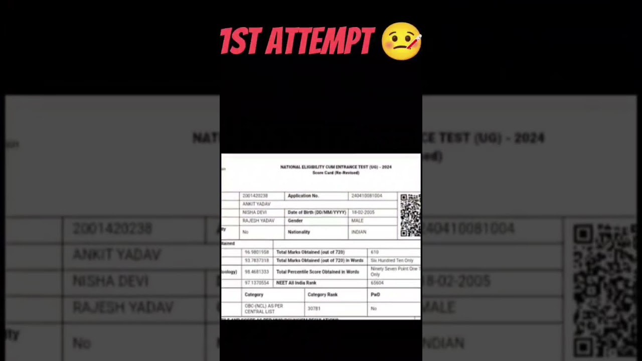 Dropper to Topper story🔥 |Ankit yadav| #neet2025 #nta