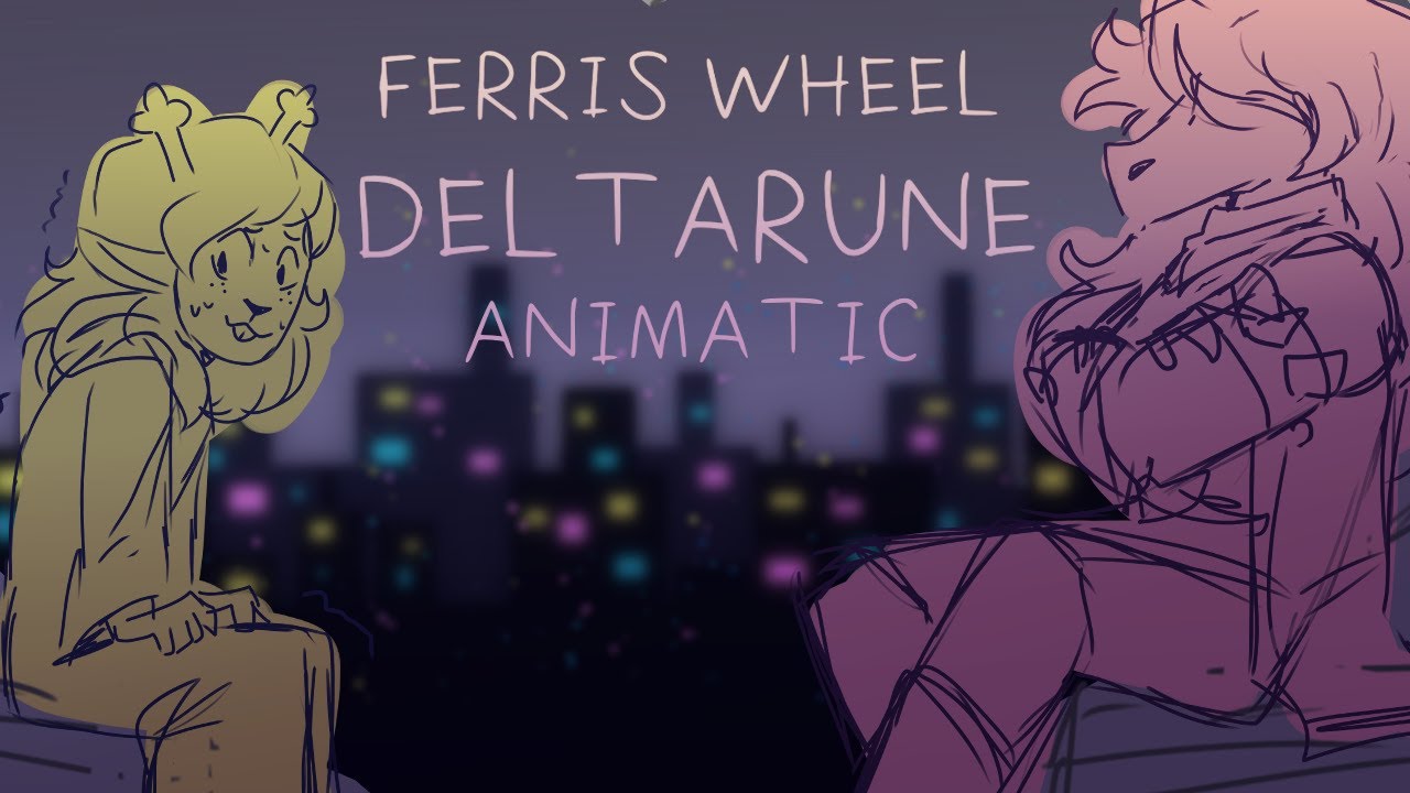 Колесо обозрения - аниматик Deltarune
