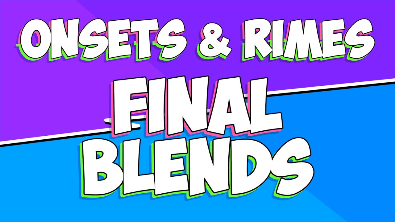 Onsets and Rimes | Set 3 | Final Blends | Jack Hartmann