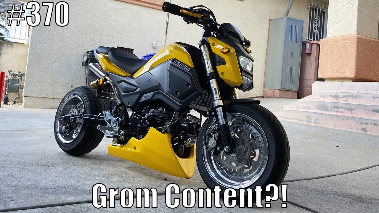 Honda Grom получает задние подножки Over Racing! Но... Всё заканчивается катастрофой...