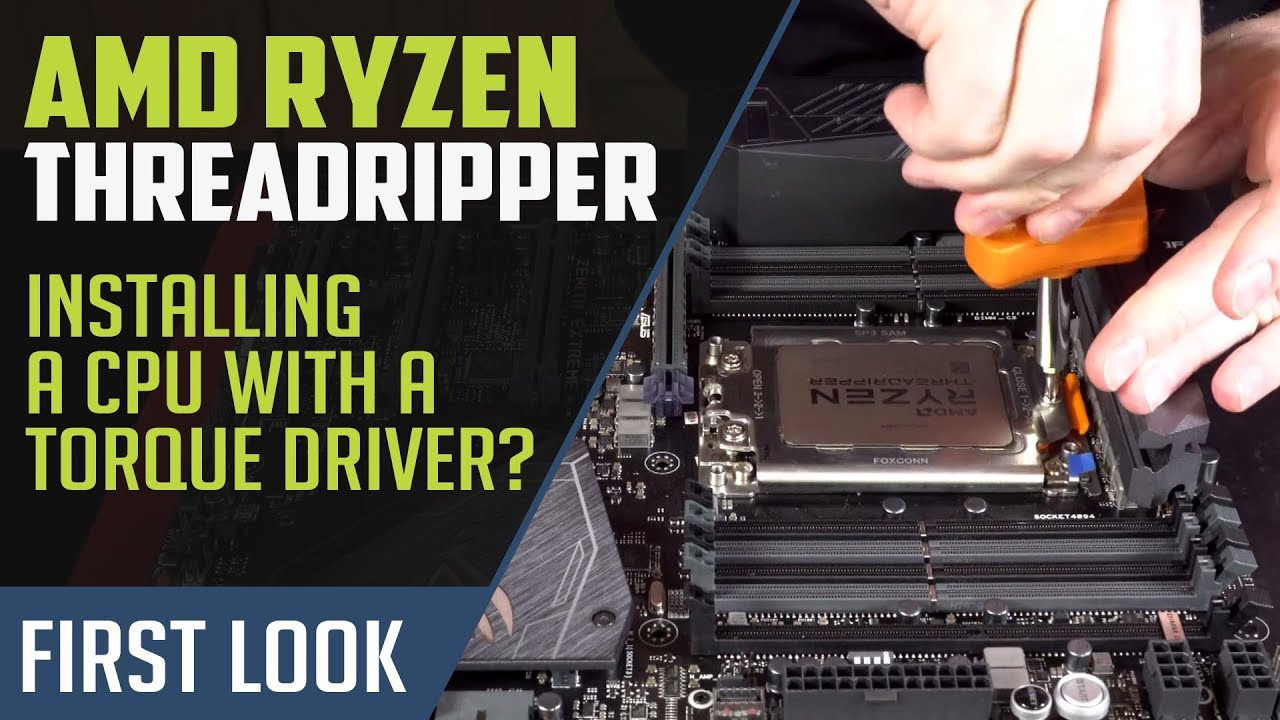 How to install the AMD Ryzen Threadripper Processor