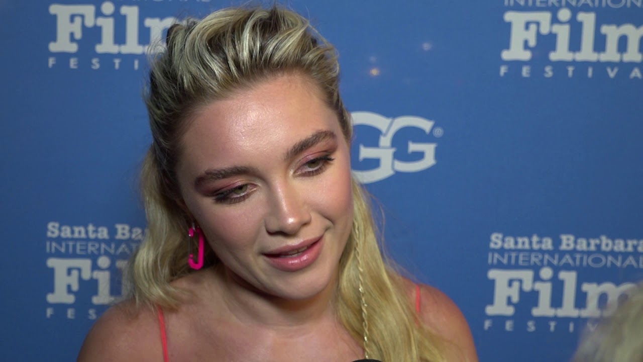 SBIFF 2020 - Florence Pugh Red Carpet Interview (Virtuosos Award)