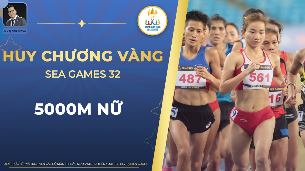 🥇 HCV Điền kinh 5000m nữ | Nguyễn Thị Oanh không có đối thủ ở nội dung sở trường này