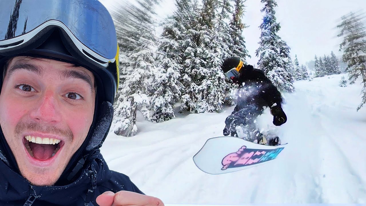 Ich fahre ___km/h mit dem Snowboard! 😳