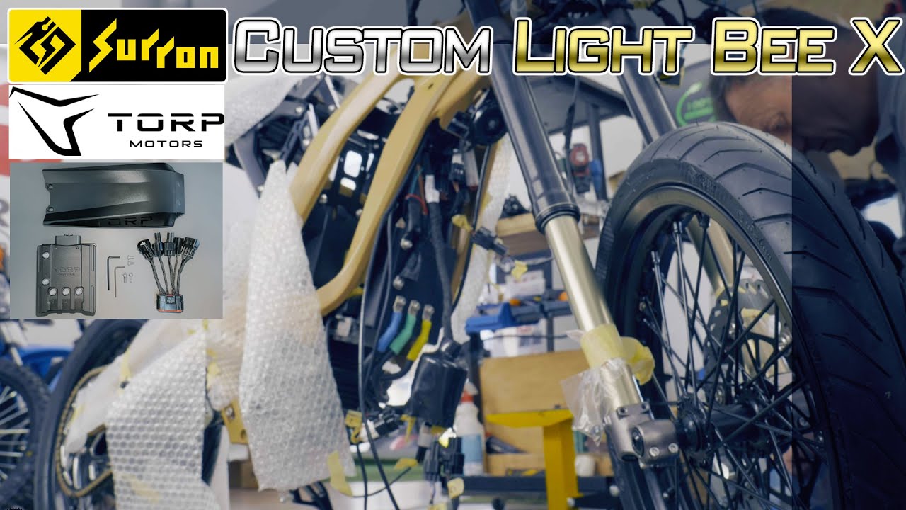 Custom Surron Light Bee X (Controller TORP TC-1000 28kW - Motor TORP TM25 - Battery 22S VTC6)