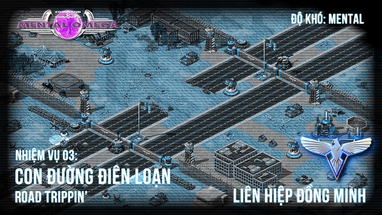 Mental Omega 3.3.6 Việt Hóa - Liên Hiệp Đồng Minh - Nhiệm Vụ 03: Road Trippin' (Con Đường Điên Loạn)