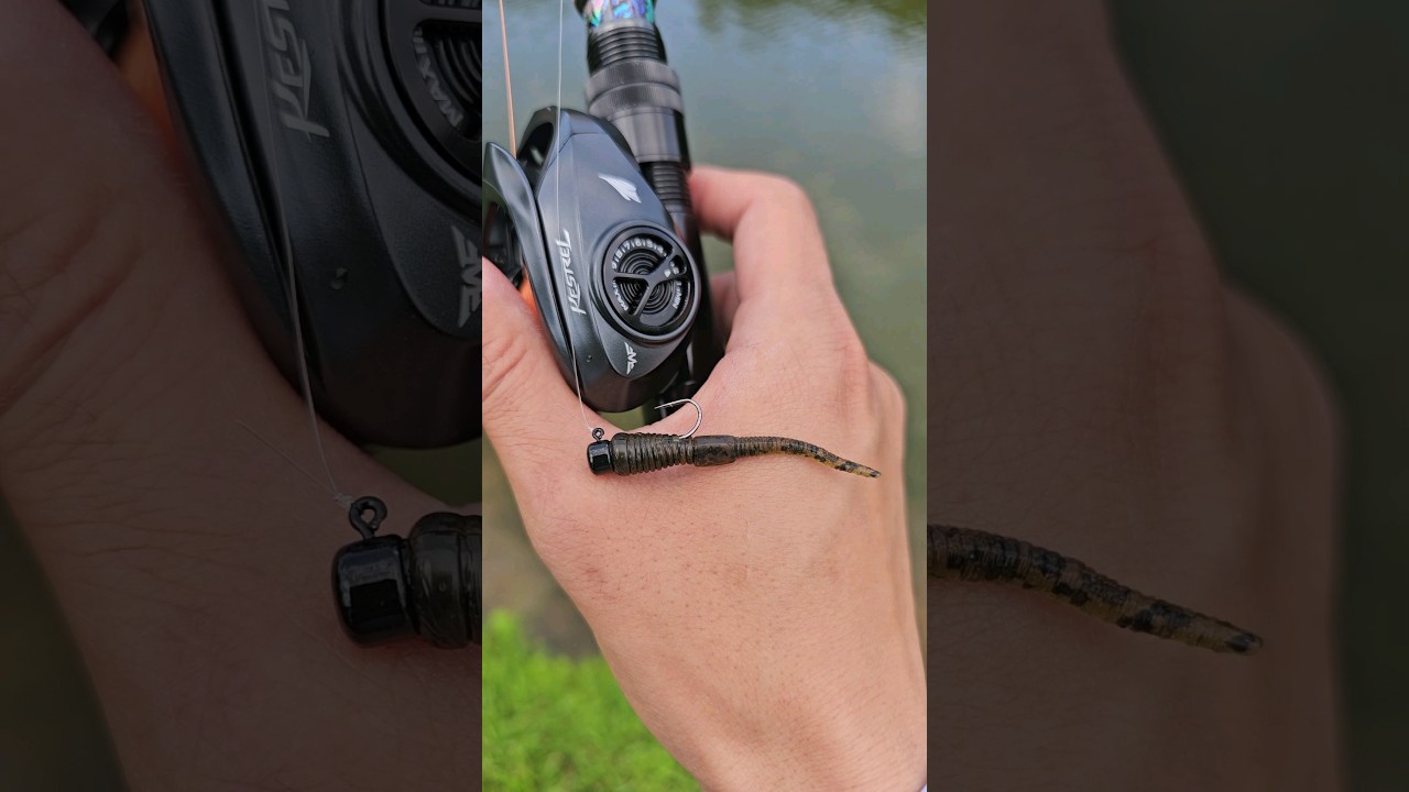 Ultralight Baitcasting Reel Casts Z-Man Micro WormZ (BFS Fishing)