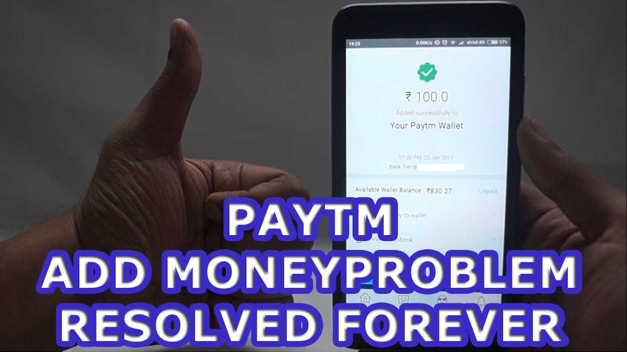 Paytm Add Money Problem RESOLVED !!!