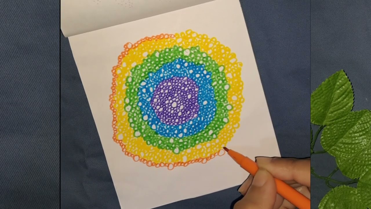 Relaxing Art Therapy | Must try to fix your mood | The Art with Patience - Episode 1 #ep1 
