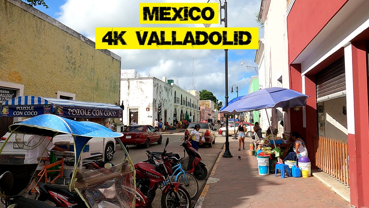 Spaziergang durch Valladolid die Kolonialstadt in Yucatán Mexiko