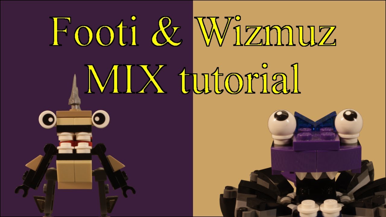 Footi & Wizmuz MIX - Lego Stop Motion tutorial