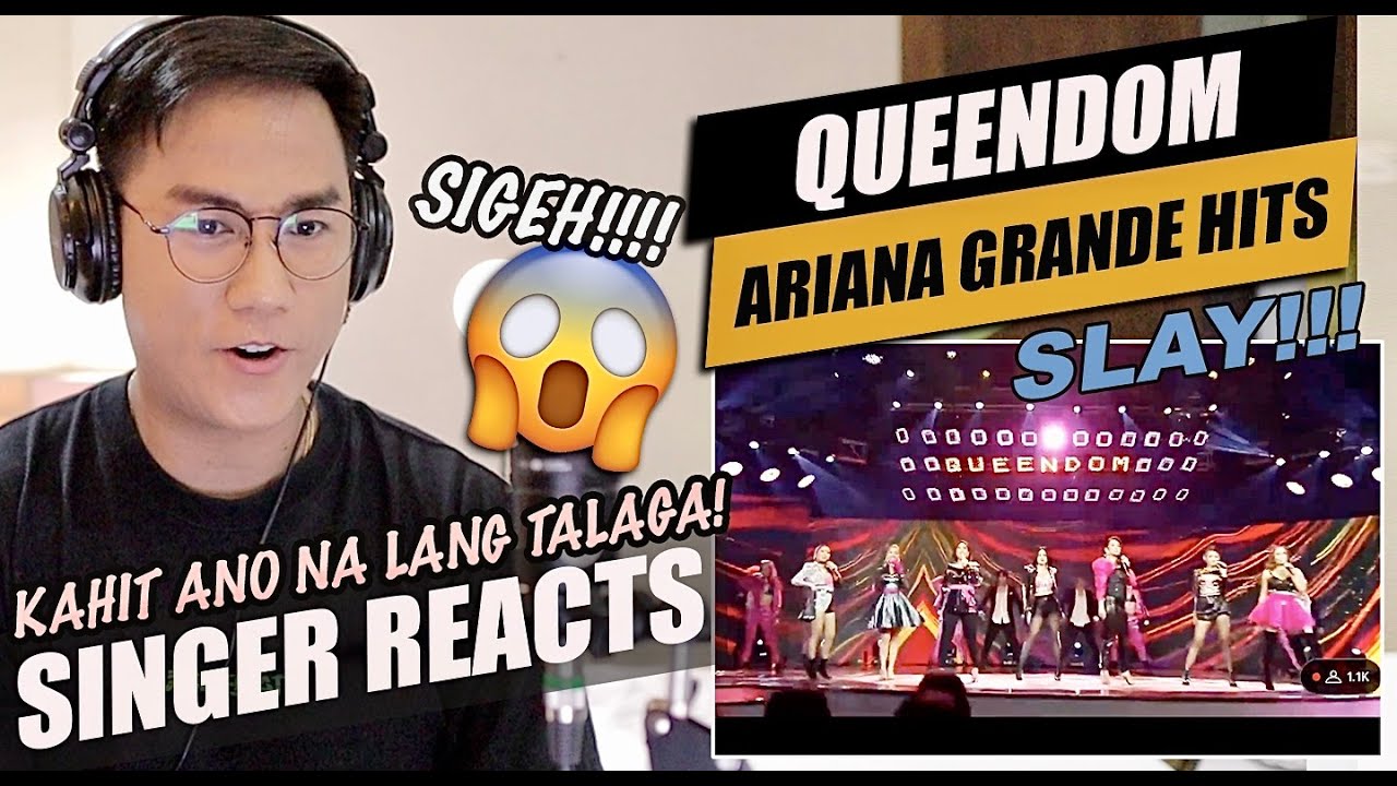 Queendom - Ariana Grande Hits [All-Out Sundays] | SINGER REACTION