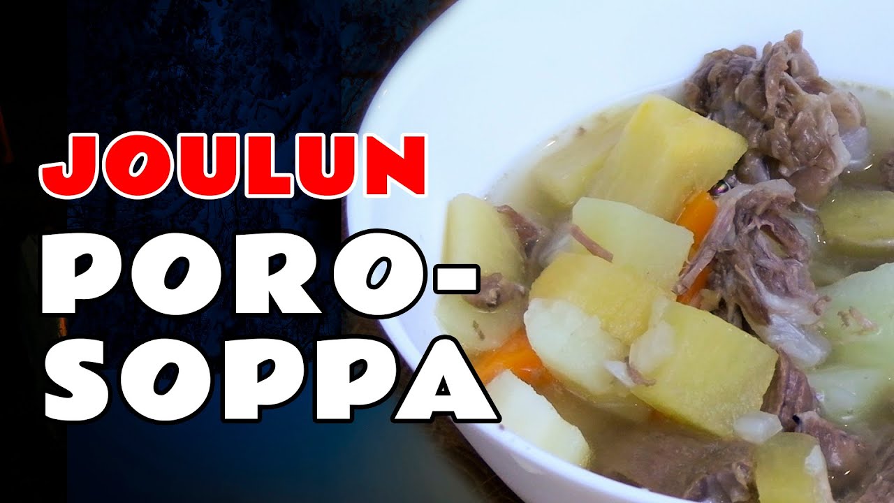 Porosoppaa luilla tai ilman.