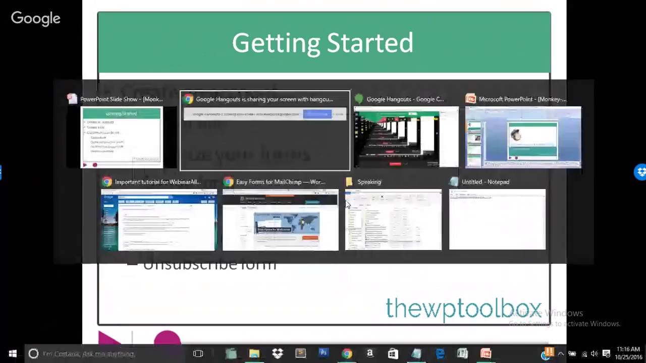 MailChimp Webinar