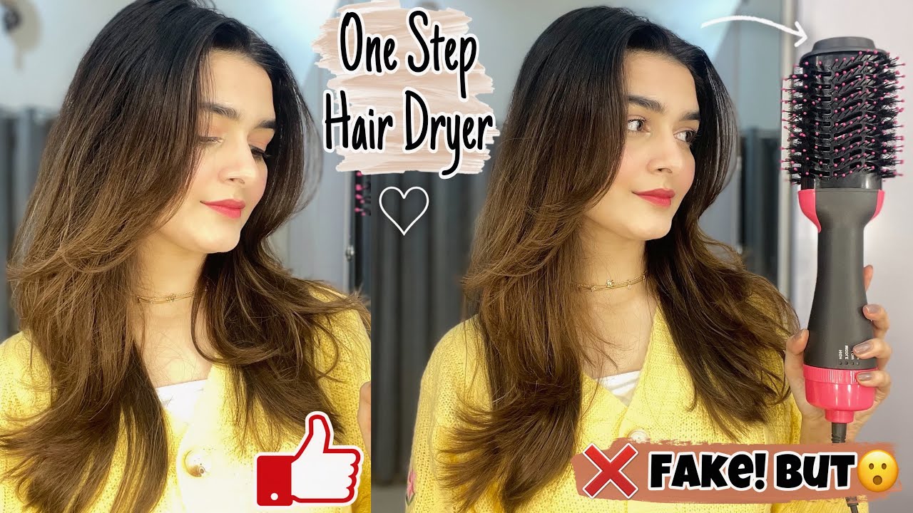 One Step Hair Dryer For Big Bouncy Hair || FAKE BUT??? See The Results!