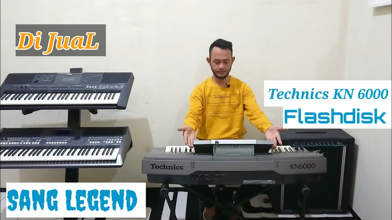 Di jual | keyboard Technics KN 6000 flashdisk