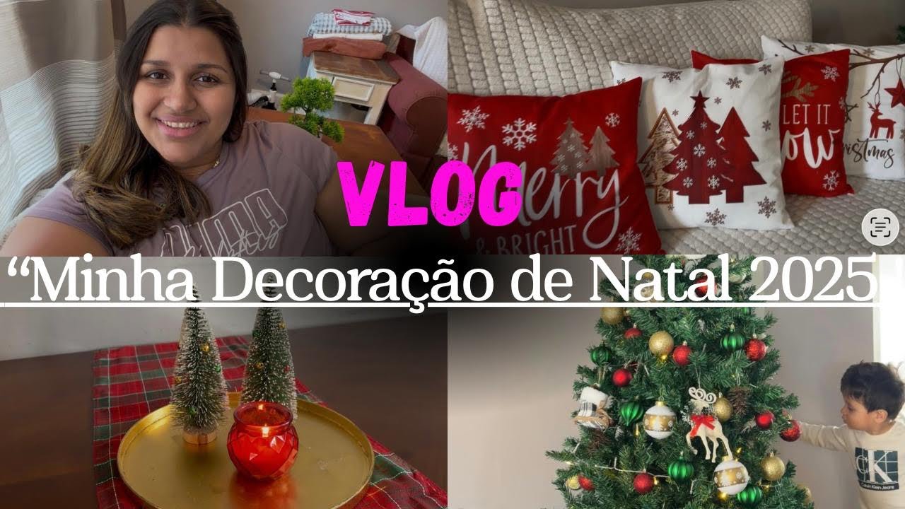 Minha decoração de Natal 2025 -simples e barata !