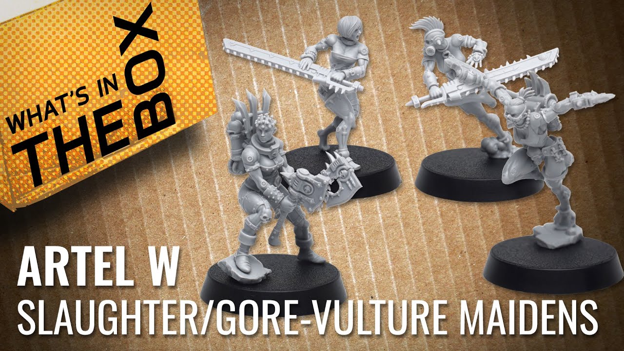 Unboxing: Slaughter & Gore-Vulture Maidens | Artel W Miniatures