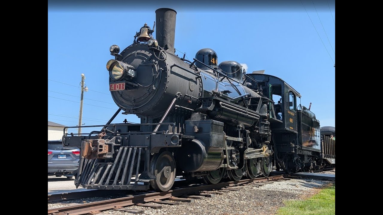 Southern Railway 401: Steam Power at the Monticello Railway Museum! Midwest Railfanning Trip #2!