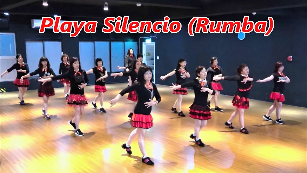Playa Silencio (Rumba)｜Line Dance by Jenifer Wolf｜Demo & Walkthru｜沉默的海灘｜含導跳｜4K