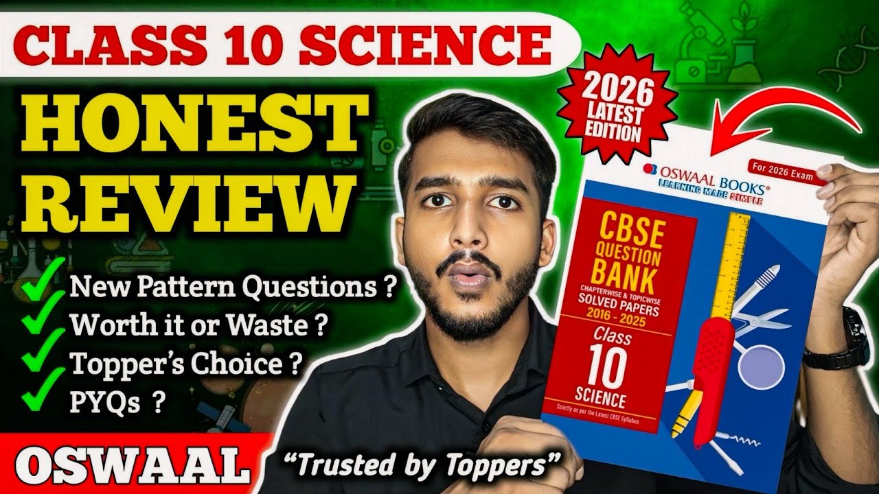Oswaal Question Bank Class 10 Science 2025-26 🔥 | Honest Review + Must-Know Benefits!
