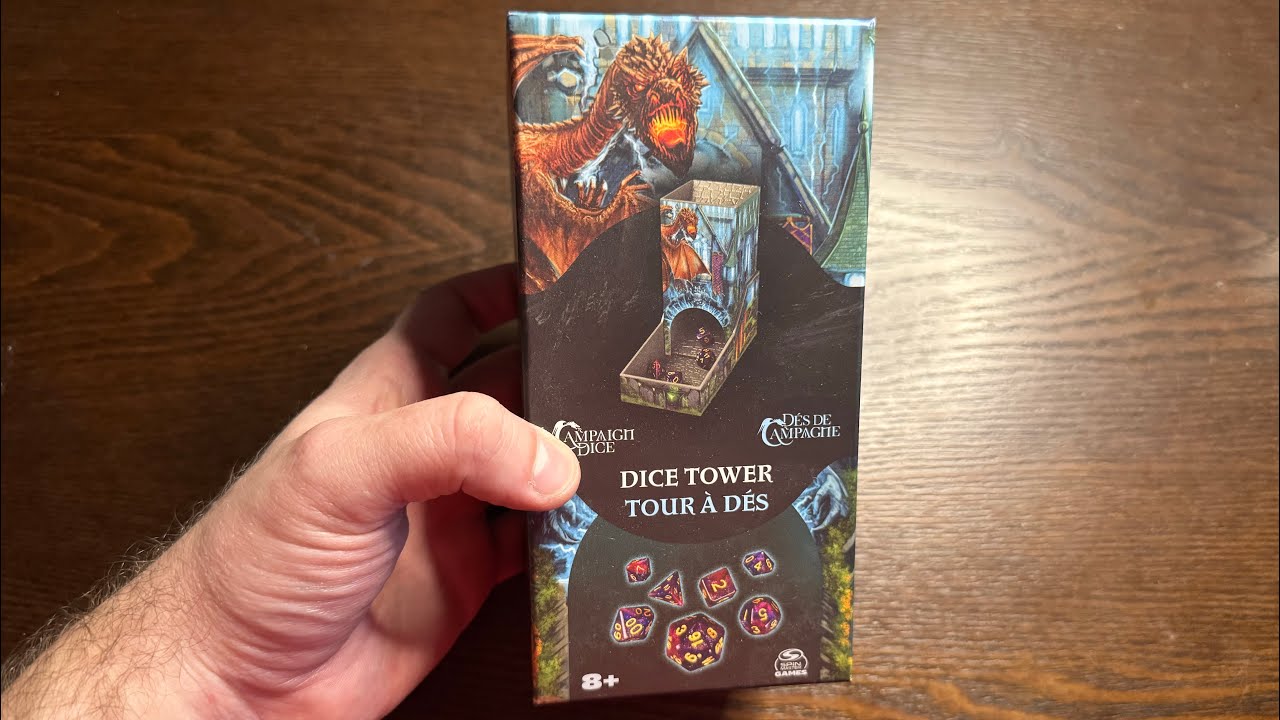 Spin Master Games, Башня с кубиками для кампании, состоящая из 7 многогранных кубиков.