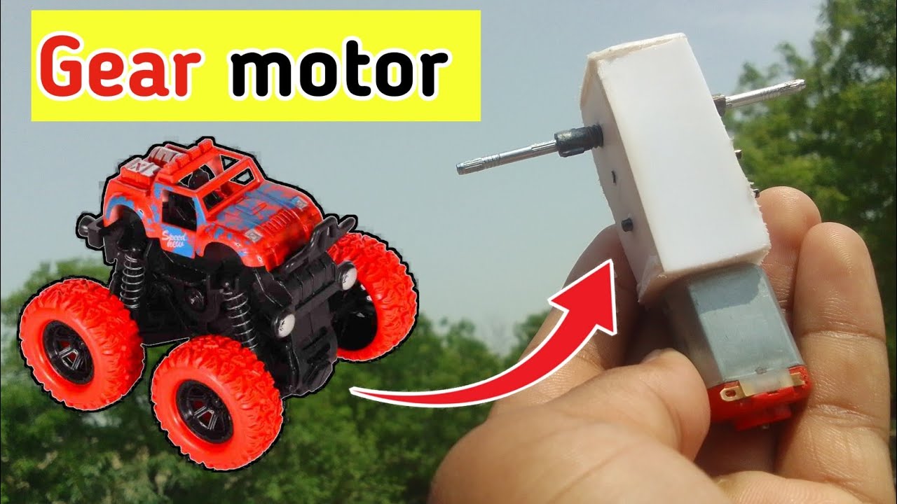 Toy car se banao gear motor |घर पर गियर मोटर कैसे बनाएं ||gear motor making process