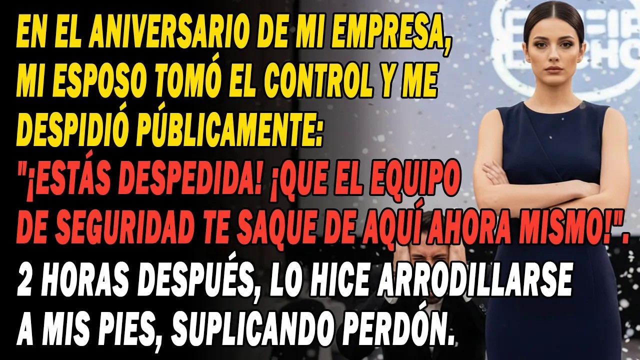 Mi Esposo Me Echó De Mi Propia Empresa🏢, Pero 2 Horas Después🕑 Tuvo Que Arrodillarse... 🙏