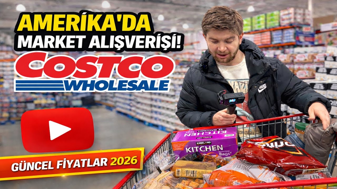 Amerika’da Market Fiyatları Bu Kadar mı?! 😳 Costco Alışverişi 🇺🇸