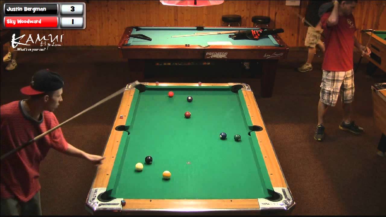Justin Bergman vs Sky Woodward 9 Ball