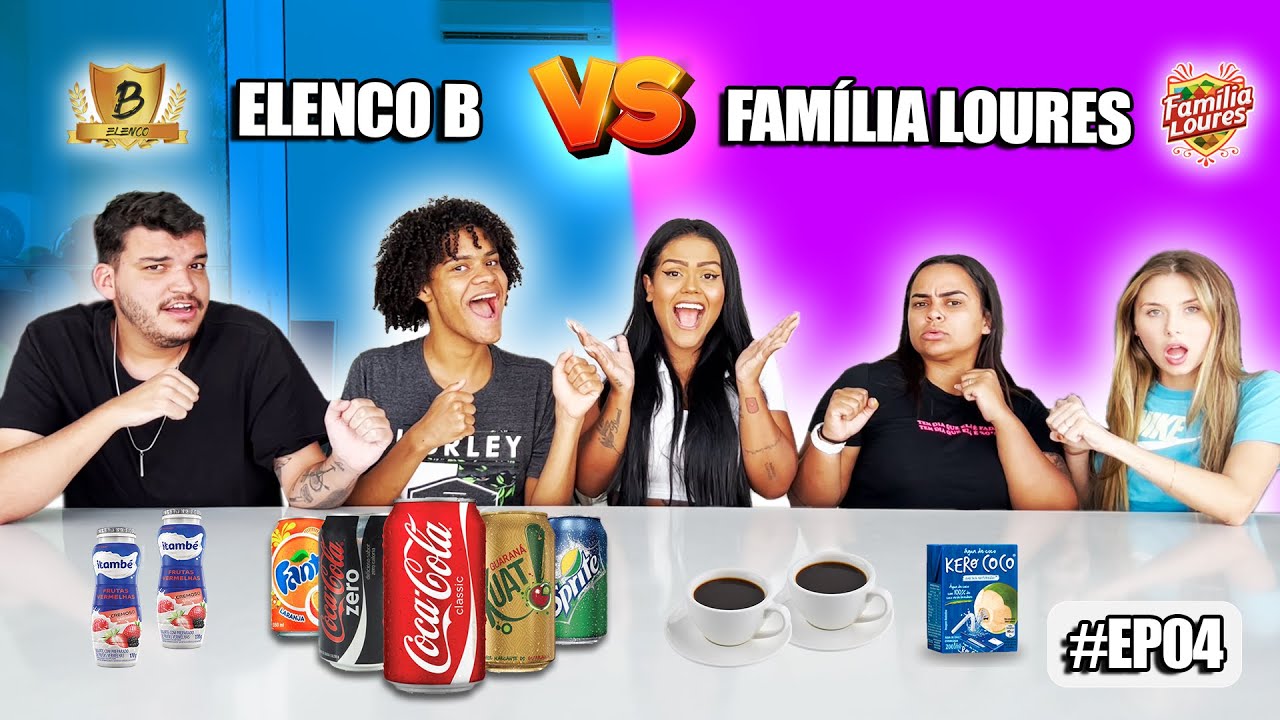 O ÚLTIMO A PARAR DE BEBER GANHA!!! (Família Loures VS Elenco B) EP#4