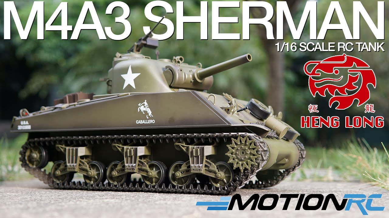 M4A3 Sherman - Heng Long TK6.0 RC Tank - Motion RC Overview